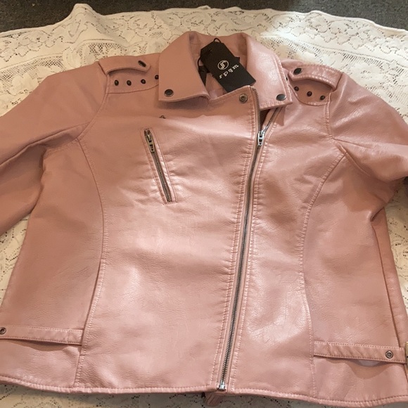 Cute fake leather jacket xl - Picture 2 of 7